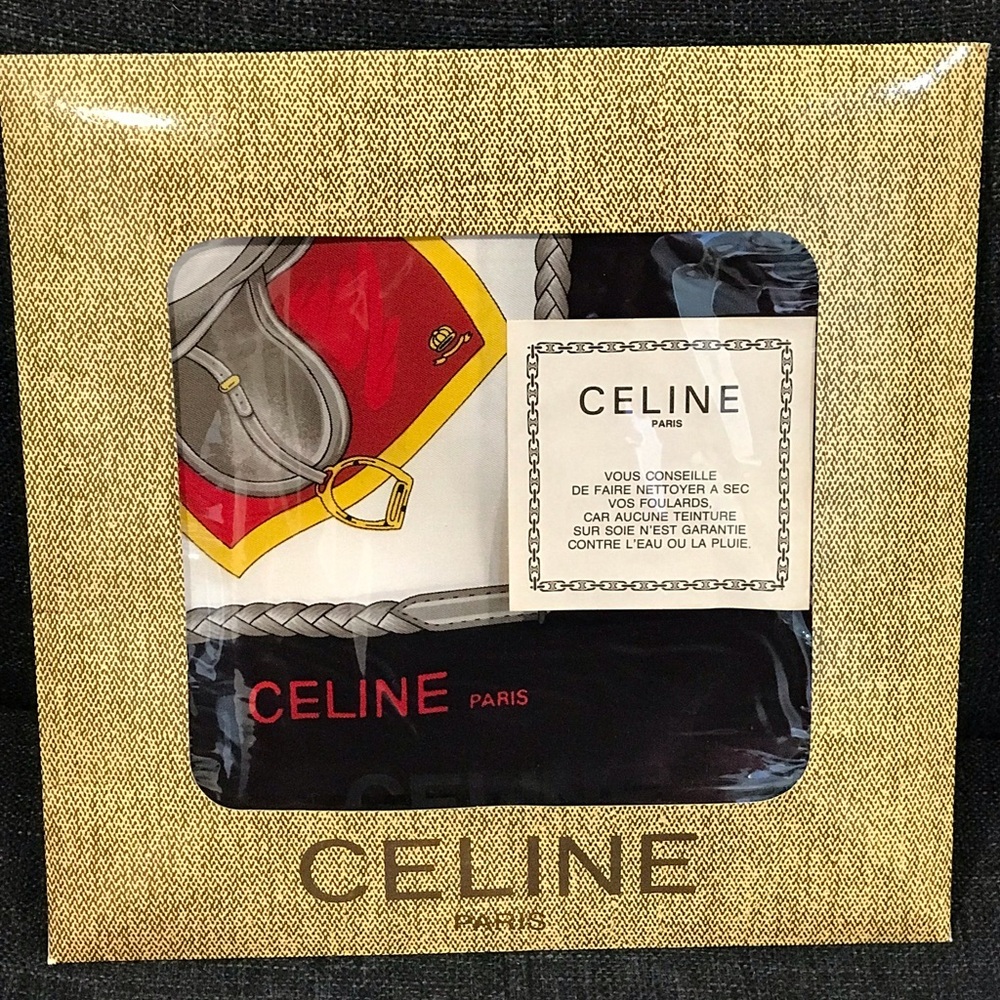 CELINE Silk Scarf in Box 😍🔥🐴 - Picture 4 of 17